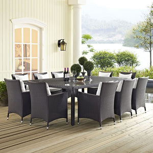 EEI-2240-EXP-WHI-SET Outdoor/Patio Furniture/Patio Dining Sets