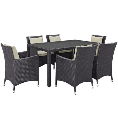 Product Image: EEI-2241-EXP-BEI-SET Outdoor/Patio Furniture/Patio Dining Sets