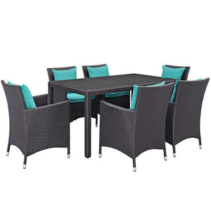 EEI-2241-EXP-TRQ-SET Outdoor/Patio Furniture/Patio Dining Sets