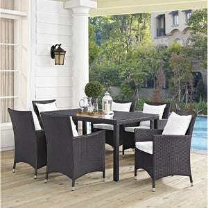 EEI-2241-EXP-WHI-SET Outdoor/Patio Furniture/Patio Dining Sets