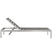 EEI-2247-SLV-GRY Outdoor/Patio Furniture/Outdoor Chaise Lounges