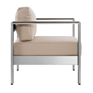EEI-2266-SLV-BEI Outdoor/Patio Furniture/Outdoor Chairs