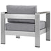 EEI-2266-SLV-GRY Outdoor/Patio Furniture/Outdoor Chairs