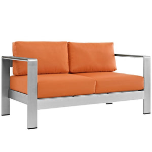 EEI-2267-SLV-ORA Outdoor/Patio Furniture/Outdoor Sofas