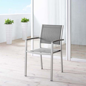 EEI-2272-SLV-GRY Outdoor/Patio Furniture/Outdoor Chairs