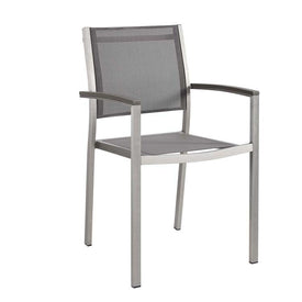 Shore Outdoor Patio Aluminum Dining Armchair