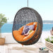 EEI-2273-GRY-ORA Outdoor/Patio Furniture/Outdoor Chairs
