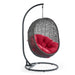 EEI-2273-GRY-RED Outdoor/Patio Furniture/Outdoor Chairs