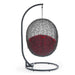 EEI-2273-GRY-RED Outdoor/Patio Furniture/Outdoor Chairs