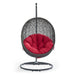 EEI-2273-GRY-RED Outdoor/Patio Furniture/Outdoor Chairs