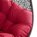 EEI-2273-GRY-RED Outdoor/Patio Furniture/Outdoor Chairs