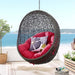 EEI-2273-GRY-RED Outdoor/Patio Furniture/Outdoor Chairs