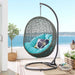EEI-2273-GRY-TRQ Outdoor/Patio Furniture/Outdoor Chairs