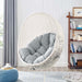 EEI-2273-WHI-GRY Outdoor/Patio Furniture/Outdoor Chairs