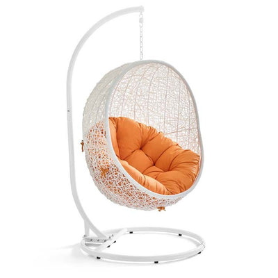 Product Image: EEI-2273-WHI-ORA Outdoor/Patio Furniture/Outdoor Chairs