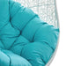 EEI-2273-WHI-TRQ Outdoor/Patio Furniture/Outdoor Chairs