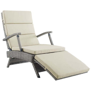 EEI-2301-LGR-BEI Outdoor/Patio Furniture/Outdoor Chaise Lounges
