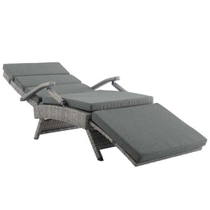 EEI-2301-LGR-CHA Outdoor/Patio Furniture/Outdoor Chaise Lounges