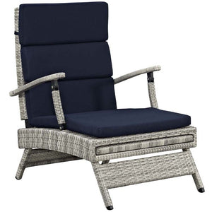 EEI-2301-LGR-NAV Outdoor/Patio Furniture/Outdoor Chaise Lounges