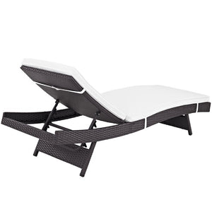 EEI-2428-EXP-WHI-SET Outdoor/Patio Furniture/Outdoor Chaise Lounges