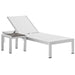 EEI-2470-SLV-WHI-SET Outdoor/Patio Furniture/Patio Conversation Sets