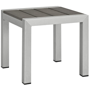 EEI-2471-SLV-BLK-SET Outdoor/Patio Furniture/Patio Conversation Sets