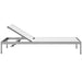 EEI-2474-SLV-WHI-SET Outdoor/Patio Furniture/Outdoor Chaise Lounges