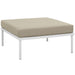 EEI-2609-WHI-BEI Outdoor/Patio Furniture/Outdoor Ottomans