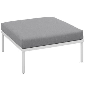 EEI-2609-WHI-GRY Outdoor/Patio Furniture/Outdoor Ottomans