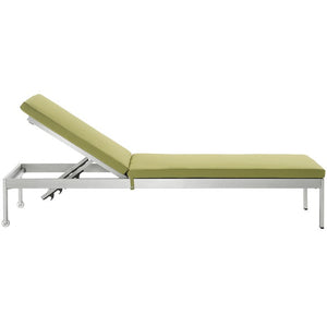 EEI-2660-SLV-PER Outdoor/Patio Furniture/Outdoor Chaise Lounges