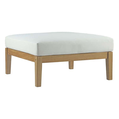 Product Image: EEI-2698-NAT-WHI Outdoor/Patio Furniture/Outdoor Ottomans