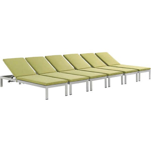 EEI-2739-SLV-PER-SET Outdoor/Patio Furniture/Outdoor Chaise Lounges