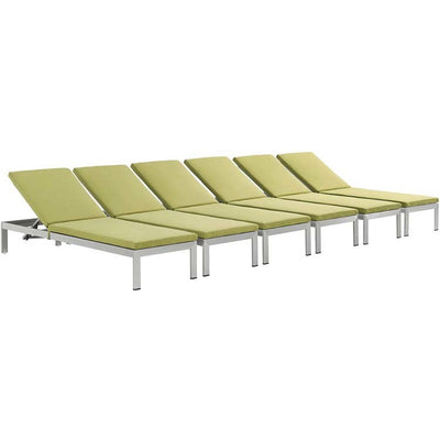 Product Image: EEI-2739-SLV-PER-SET Outdoor/Patio Furniture/Outdoor Chaise Lounges