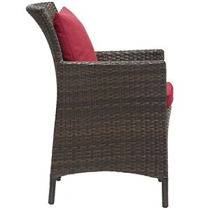 EEI-2801-BRN-RED Outdoor/Patio Furniture/Outdoor Chairs