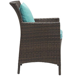 EEI-2801-BRN-TRQ Outdoor/Patio Furniture/Outdoor Chairs