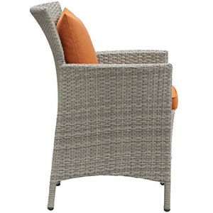 EEI-2802-LGR-ORA Outdoor/Patio Furniture/Outdoor Chairs