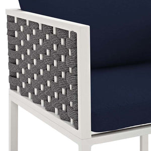 EEI-3053-WHI-NAV Outdoor/Patio Furniture/Outdoor Chairs