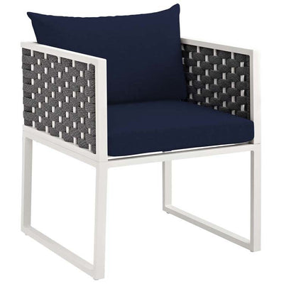 Product Image: EEI-3053-WHI-NAV Outdoor/Patio Furniture/Outdoor Chairs