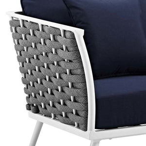 EEI-3054-WHI-NAV Outdoor/Patio Furniture/Outdoor Chairs