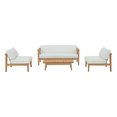 Product Image: EEI-3107-NAT-WHI-SET Outdoor/Patio Furniture/Patio Conversation Sets
