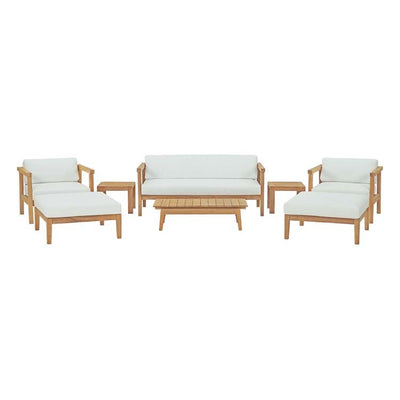 Product Image: EEI-3110-NAT-WHI-SET Outdoor/Patio Furniture/Patio Conversation Sets