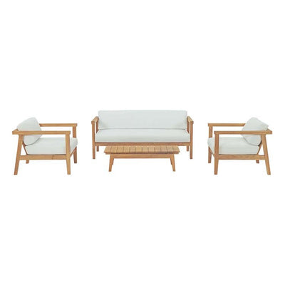 Product Image: EEI-3111-NAT-WHI-SET Outdoor/Patio Furniture/Patio Conversation Sets