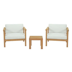 Bayport Three-Piece Outdoor Patio Teak Set