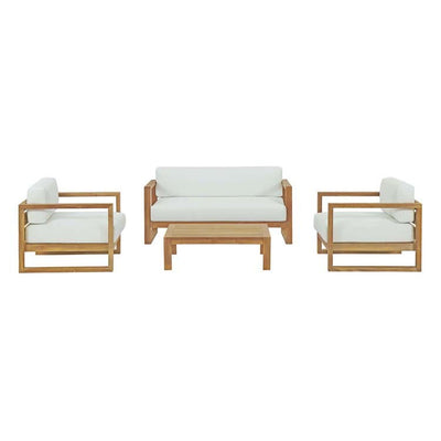 Product Image: EEI-3116-NAT-WHI-SET Outdoor/Patio Furniture/Patio Conversation Sets