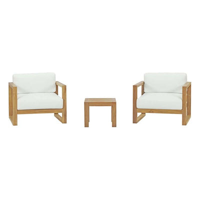 Product Image: EEI-3119-NAT-WHI-SET Outdoor/Patio Furniture/Patio Conversation Sets