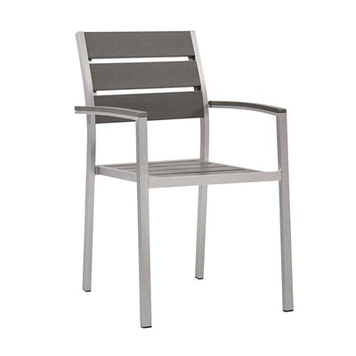EEI-3130-SLV-GRY Outdoor/Patio Furniture/Outdoor Chairs