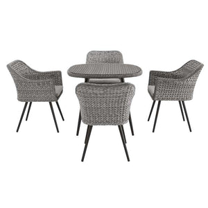 EEI-3320-GRY-GRY-SET Outdoor/Patio Furniture/Patio Dining Sets