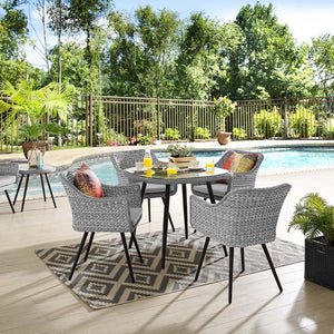EEI-3320-GRY-GRY-SET Outdoor/Patio Furniture/Patio Dining Sets