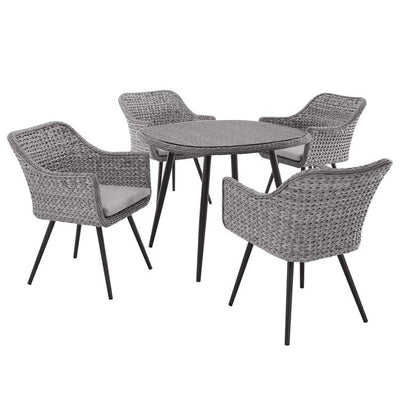 Product Image: EEI-3320-GRY-GRY-SET Outdoor/Patio Furniture/Patio Dining Sets