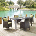 EEI-3892-BRN-PER-SET Outdoor/Patio Furniture/Patio Conversation Sets